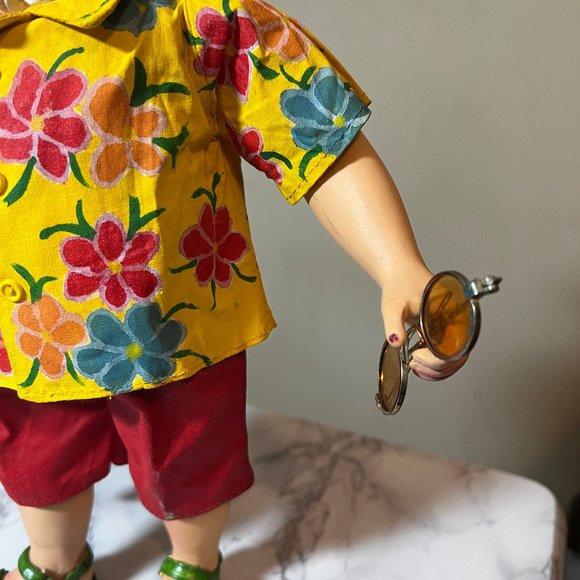 Surfing Santa Clothique by Possible Dreams with Surfboard and Sunglasses.Vintage - Picture 6 of 12